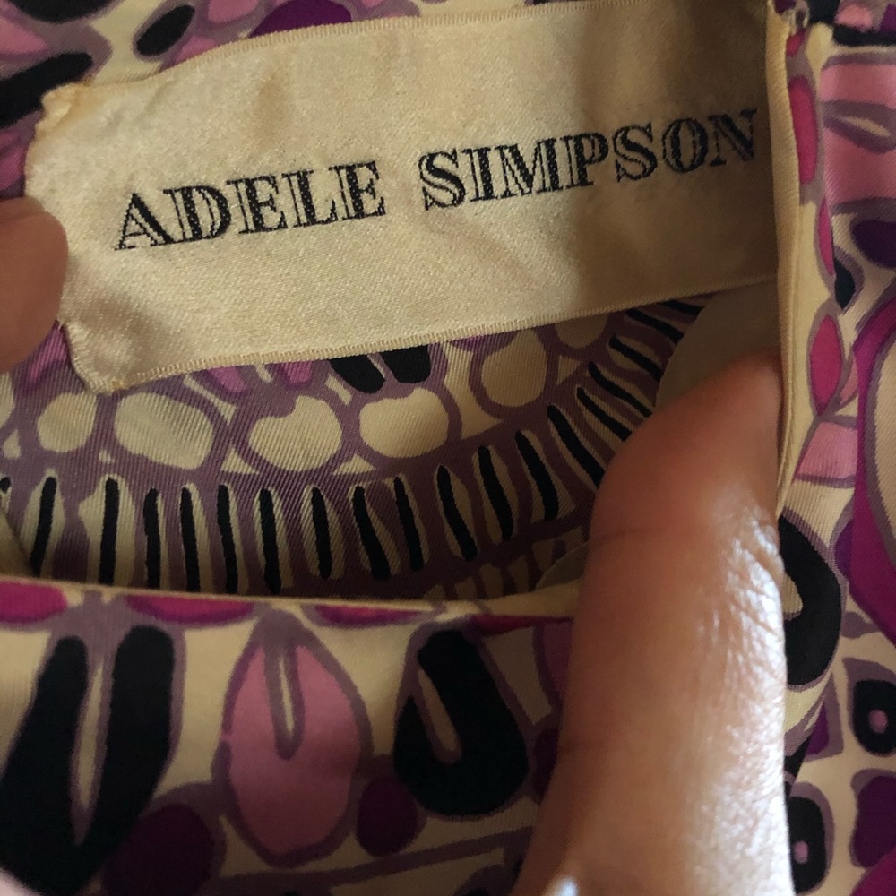 Vintage Adele Simpson 60s cocktail dress